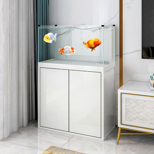 森森超白溪流缸家用底滤水族箱