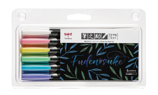 现货日本进口正品 蜻蜓TOMBOW笔之助彩色秀丽笔请柬签字书
