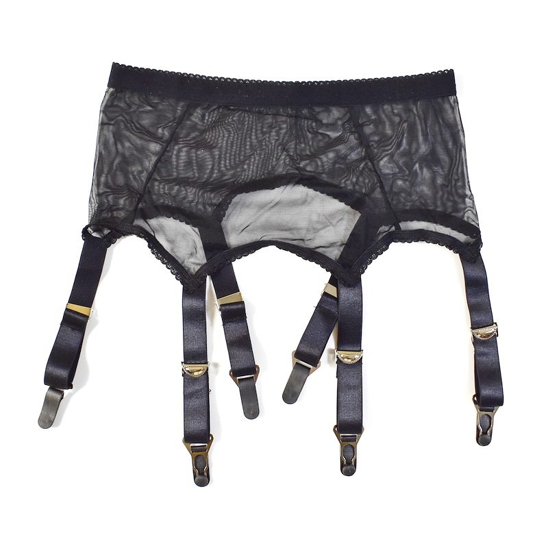 复古欧美简洁超薄全透明吊袜带