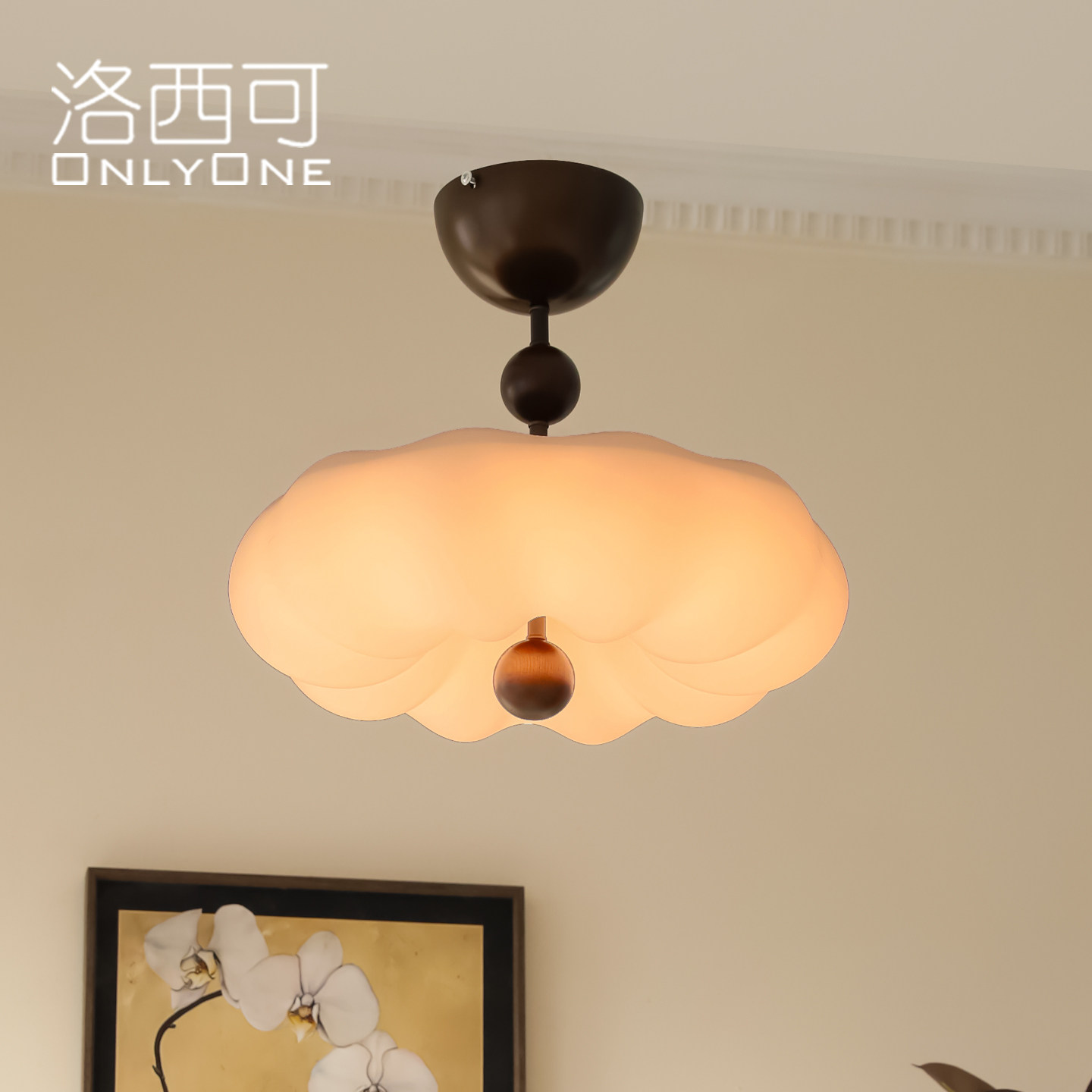 洛西可 法式中古风卧室吸顶灯 复古现代云朵现代儿童餐厅护眼吊灯,家装灯饰光源,餐厅/卧室/书房吸顶灯,淘宝优惠券,粉丝福利购,淘宝优惠卷