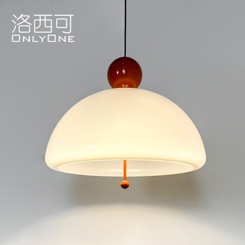 洛西可餐厅玻璃法式餐厅吧台吊灯