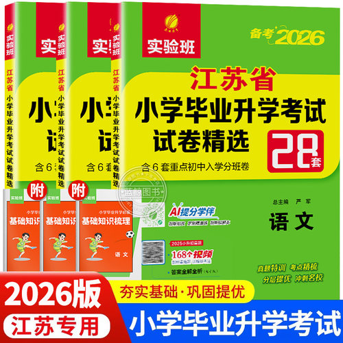 江苏省小升初毕业试卷精选28套