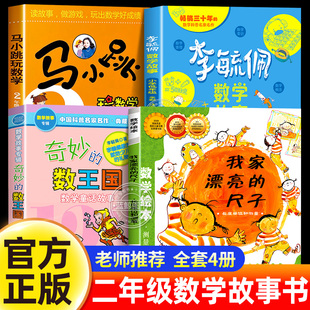 思维训练故事书 数王国李毓佩数学童话集故事系列小学低年级马小跳玩数学一二年级课外书必读老师推荐 我家漂亮 尺子数学绘本奇妙