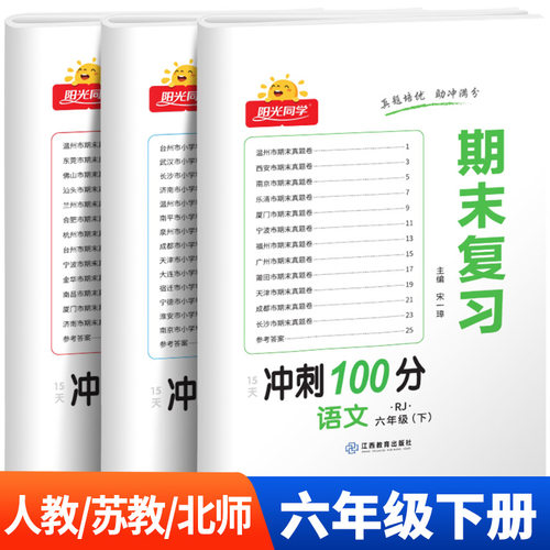 阳光同学期末冲刺100分6年级下