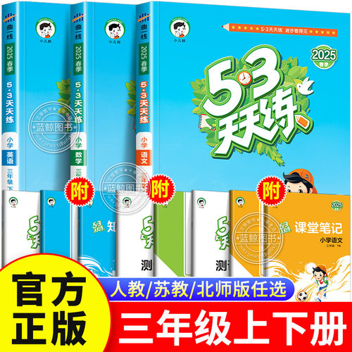 三年级上下册53天天练全套