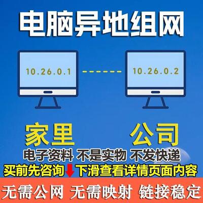 虚拟局域网(异地组网)工具,远程工作,异地组建局域网软件