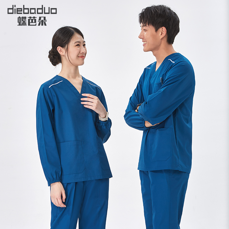 蝶芭朵手术服长袖套装