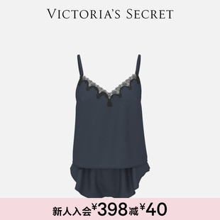 维密缎面蕾丝舒适优雅睡衣套装 女2025