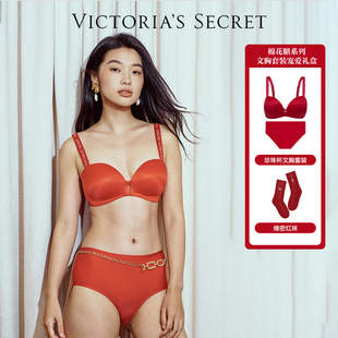 维密马年本命年棉花糖&珍珠杯礼盒文胸内裤 试用 套装 新品