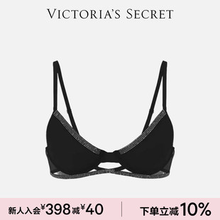 维密 饰性感光面聚拢文胸内衣女2025秋 闪亮装