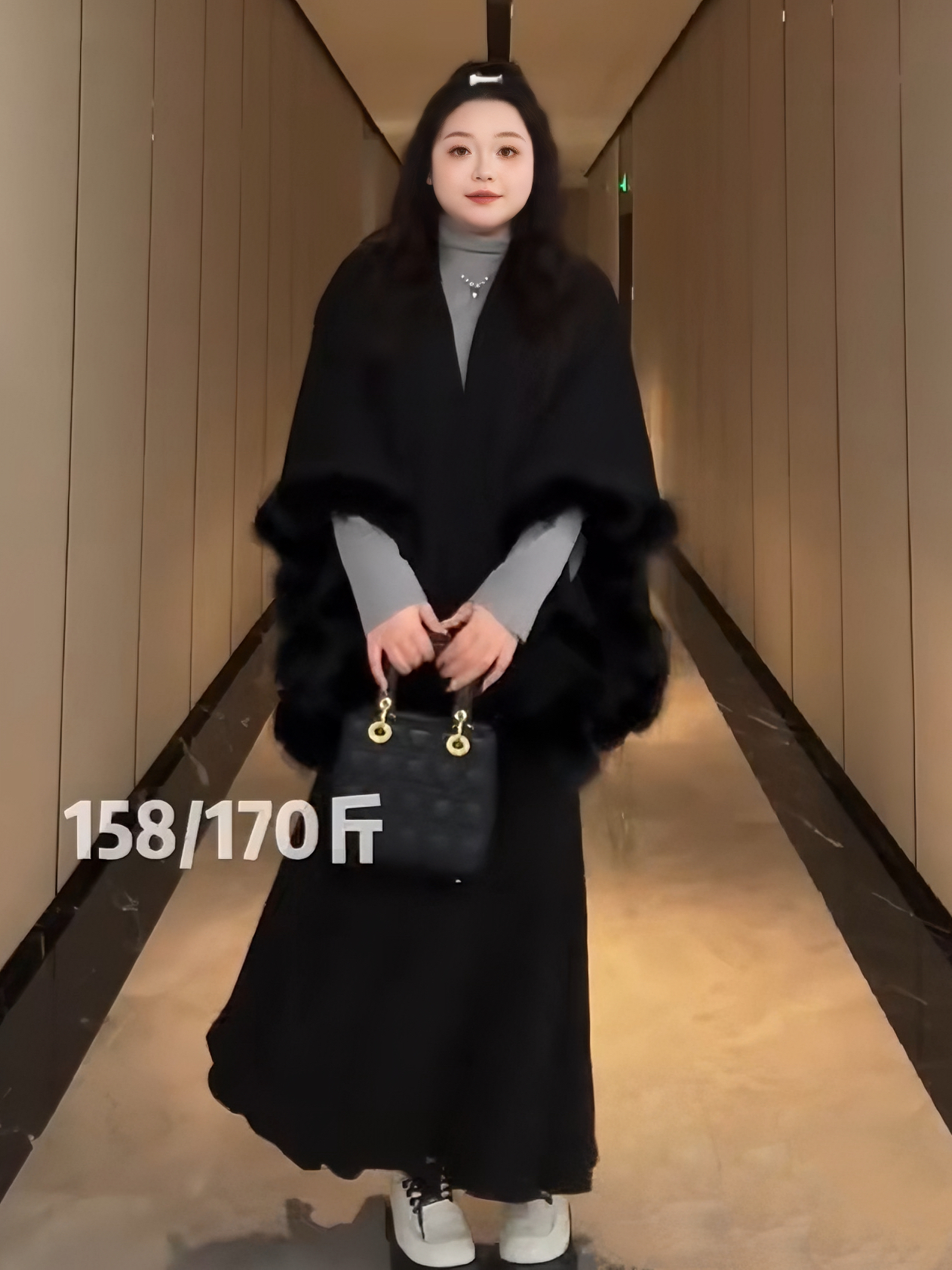 打底衫半身裙斗篷披肩外套套装