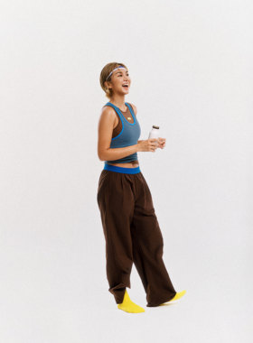 01-TERRASO休闲通勤松紧腰长裤