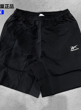锐步Reebok 81联名休闲舒适基础运动经典短裤五分裤H23216 H23217