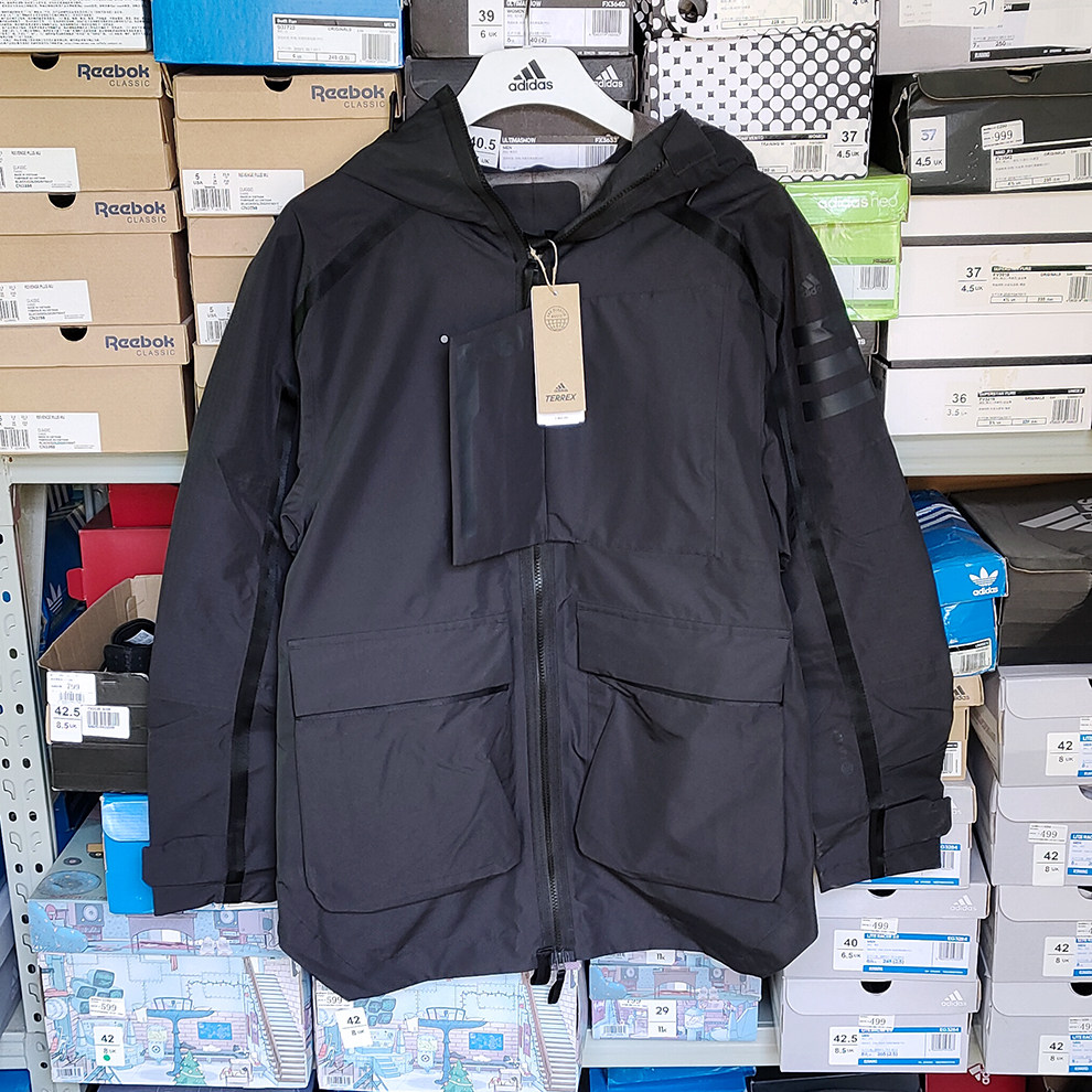 Adidas阿迪达斯男外套 防风防水透湿 户外夹克冲锋衣H48578H65704