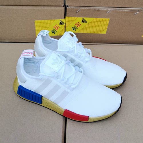 Adidas三叶草女子NMDR1经典跑鞋