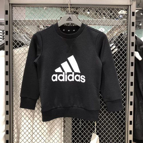 adidas阿迪达斯 薄款 童装棉质运动休闲套头儿童卫衣GN4029GS4273