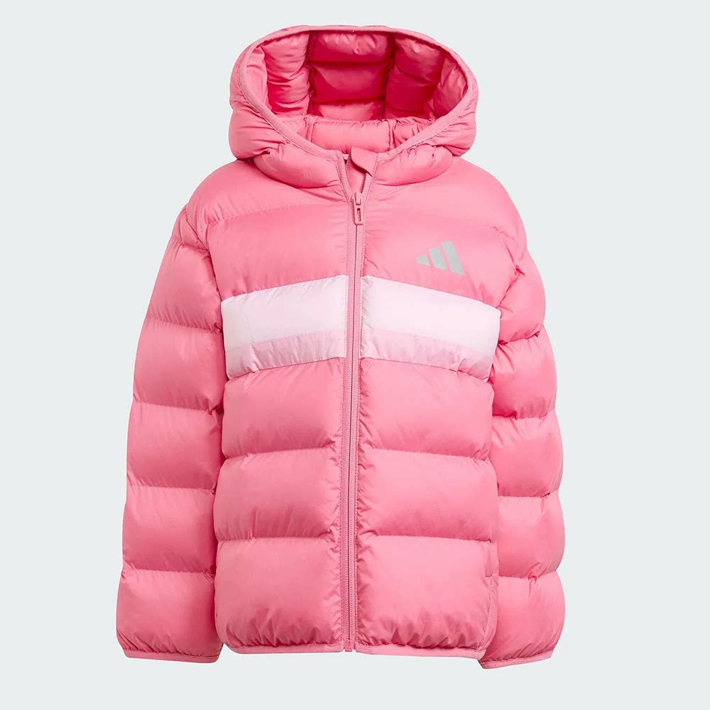 Adidas/阿迪达斯正品2025冬季小童休闲防风保暖运动棉服JW2454