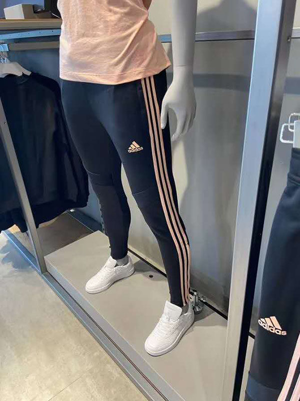 正品Adidas阿迪达斯女休闲跑步训练运动透气小脚长裤D95957FJ9407