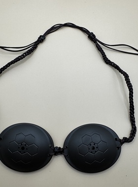 可喜安保健石眼罩麦饭石圆币