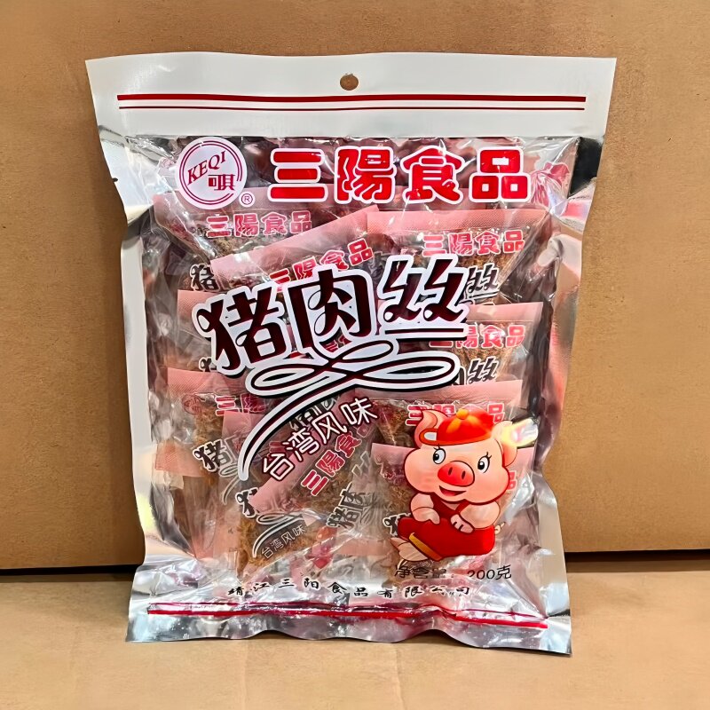 靖江特产肉类零食正宗可其三阳猪肉丝猪肉条手撕肉条独立小包包邮