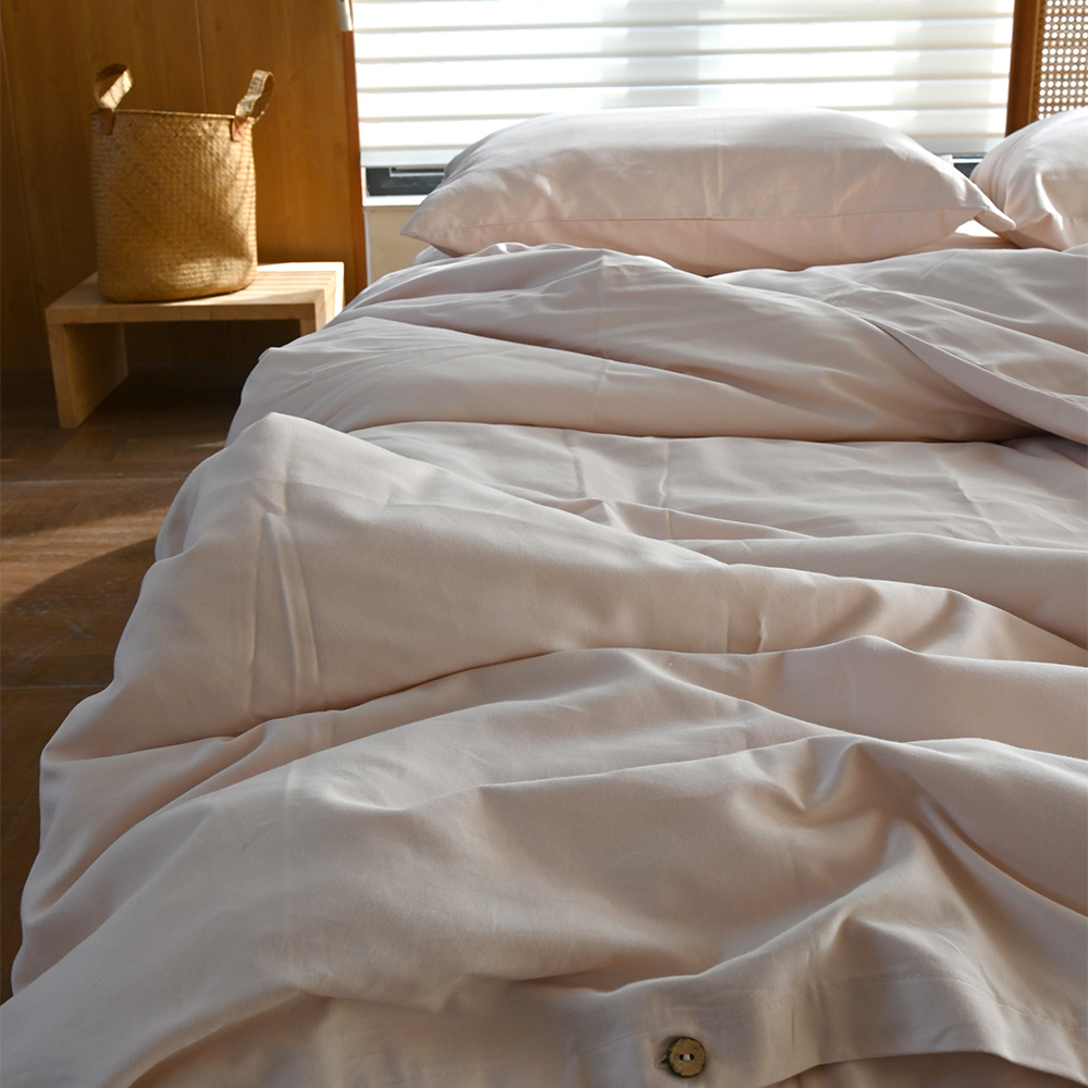 纯棉贡缎微磨毛简约风床上用品