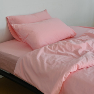 外单贡缎 纯棉被套150*200  100磨毛纯棉被罩双人2001.5m1.8m床单