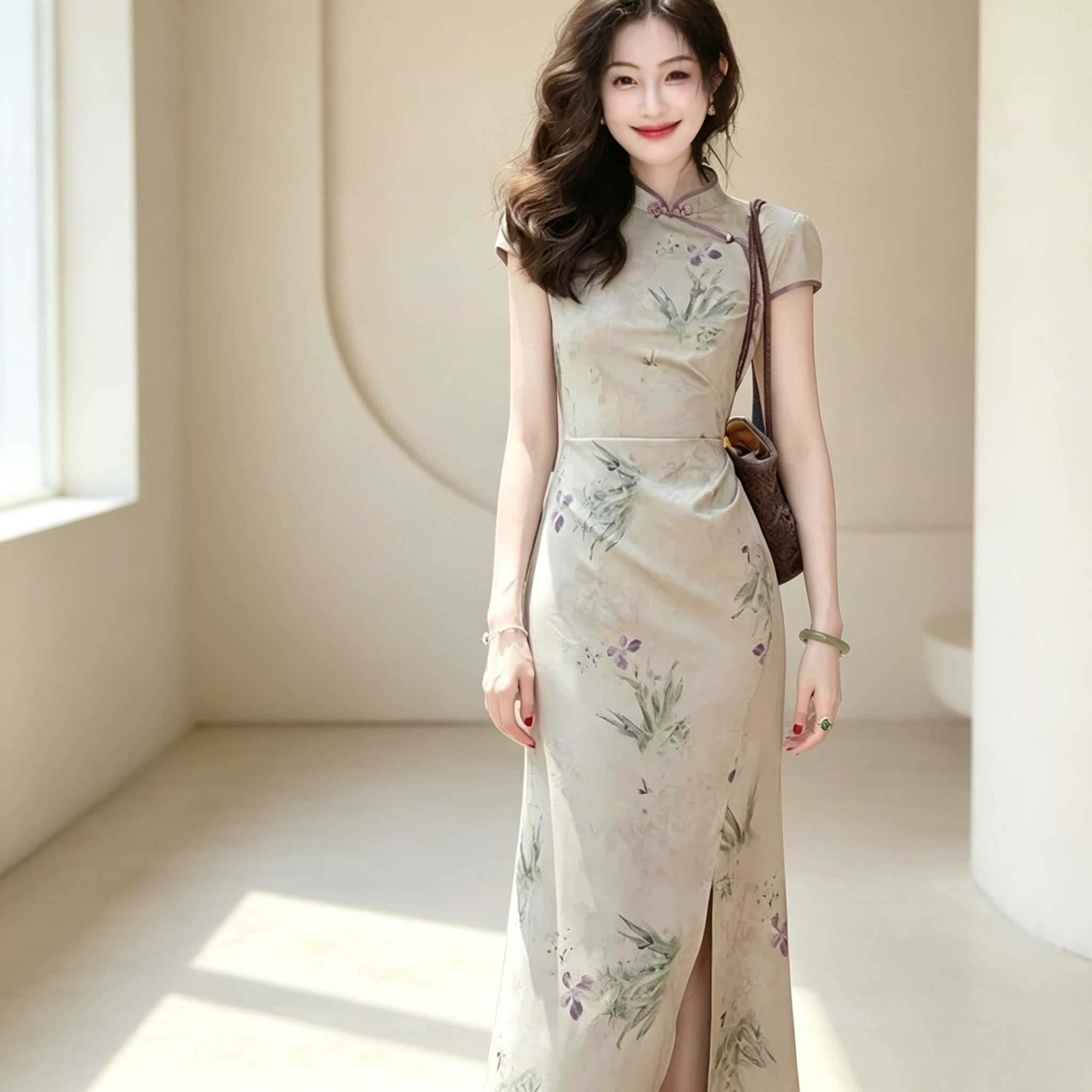 新中式旗袍女2026新款高端大气上档次复古高级感长款连衣裙