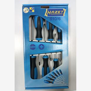 哈蔡特HAZET德国810/6 810T/6 6支一字十字 6支梅花 螺丝刀套装