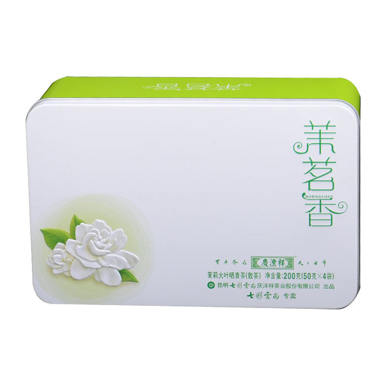 七彩云南 庆沣祥茉莉花普洱茶生茶 茉茗香普洱茶200g/盒