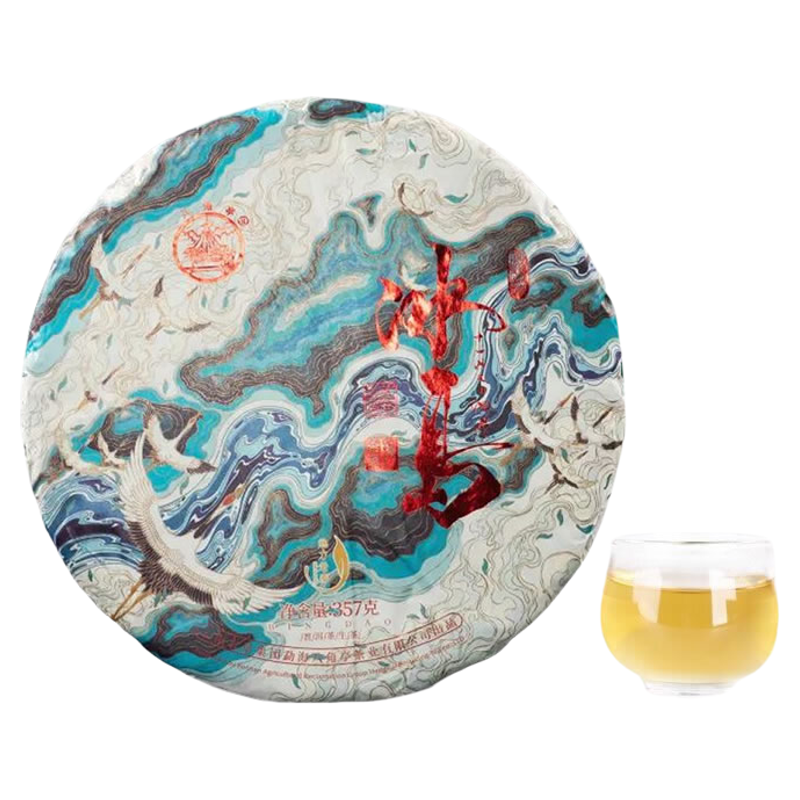 八角亭黎明茶厂普洱茶2022年魅力老寨勐库双江冰岛古乔木生茶357g