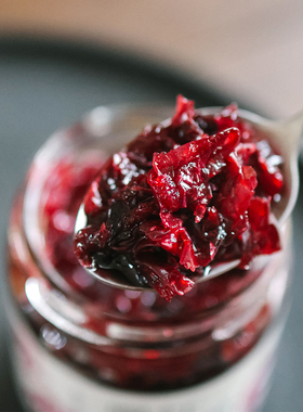 乐作 | 云南玫瑰酱  墨红玫瑰酱香气馥郁 传统拌揉发酵 泡饮/馅料