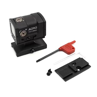 ACRO P-2高韧性材料 红点瞄 镜片挂墙弹弓玩具备件