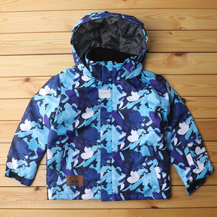 超值高品质外贸日单冬季男女童滑雪服棉服童装防风防雨冲锋衣棉袄