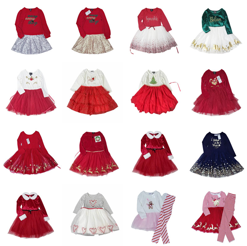 女童圣诞节公主裙连衣裙礼服裙