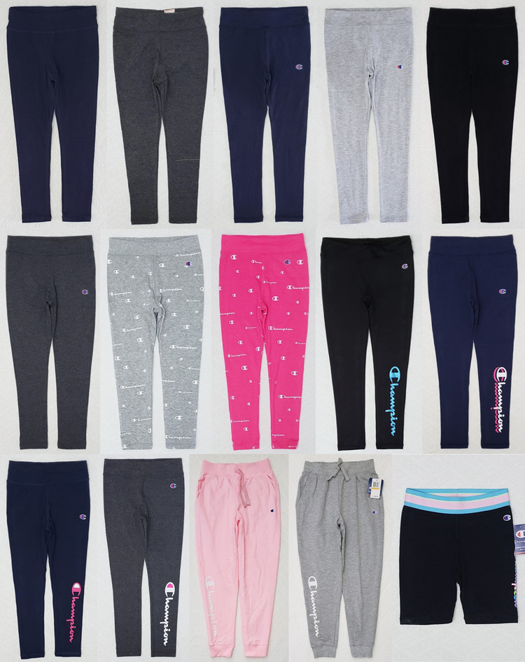 可亲子姐妹款断码清童裤棉质女童春秋款运动时尚弹力打底裤长裤子