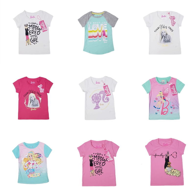外单芭比公主4-16岁女童精品时尚棉质舒适夏款短袖柔软精致T恤衫,童装/婴儿装/亲子装,T恤,淘宝优惠券,粉丝福利购,淘宝优惠卷