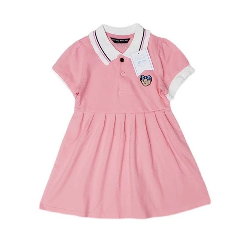 110-120夏季女童儿童新polo领俏皮可爱气质糖果色收腰连衣裙子,童装/婴儿装/亲子装,连衣裙,淘宝优惠券,粉丝福利购,淘宝优惠卷