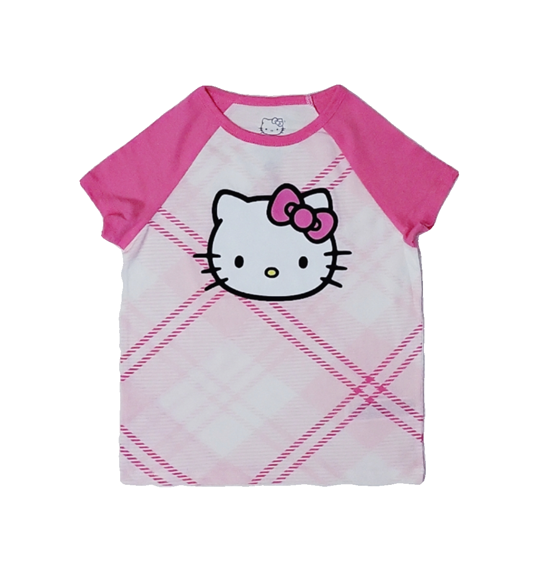 9-12岁外单女童中大童夏款新款kitty猫咪棉质舒适短袖上衣T恤衫