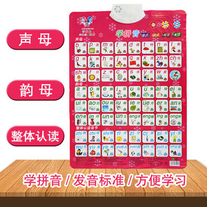 前后鼻音字母表音节声母表单母拼音挂图汉语认