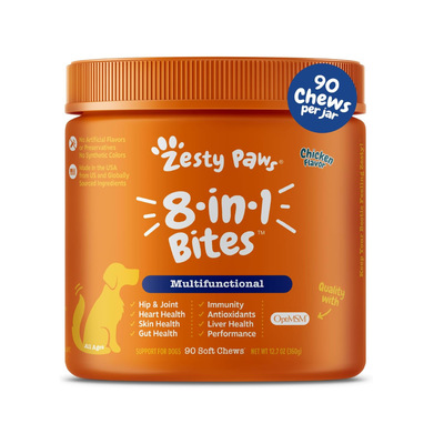 美国直邮Zesty Paws Multivitamin Treats forDogs狗用多种维生素