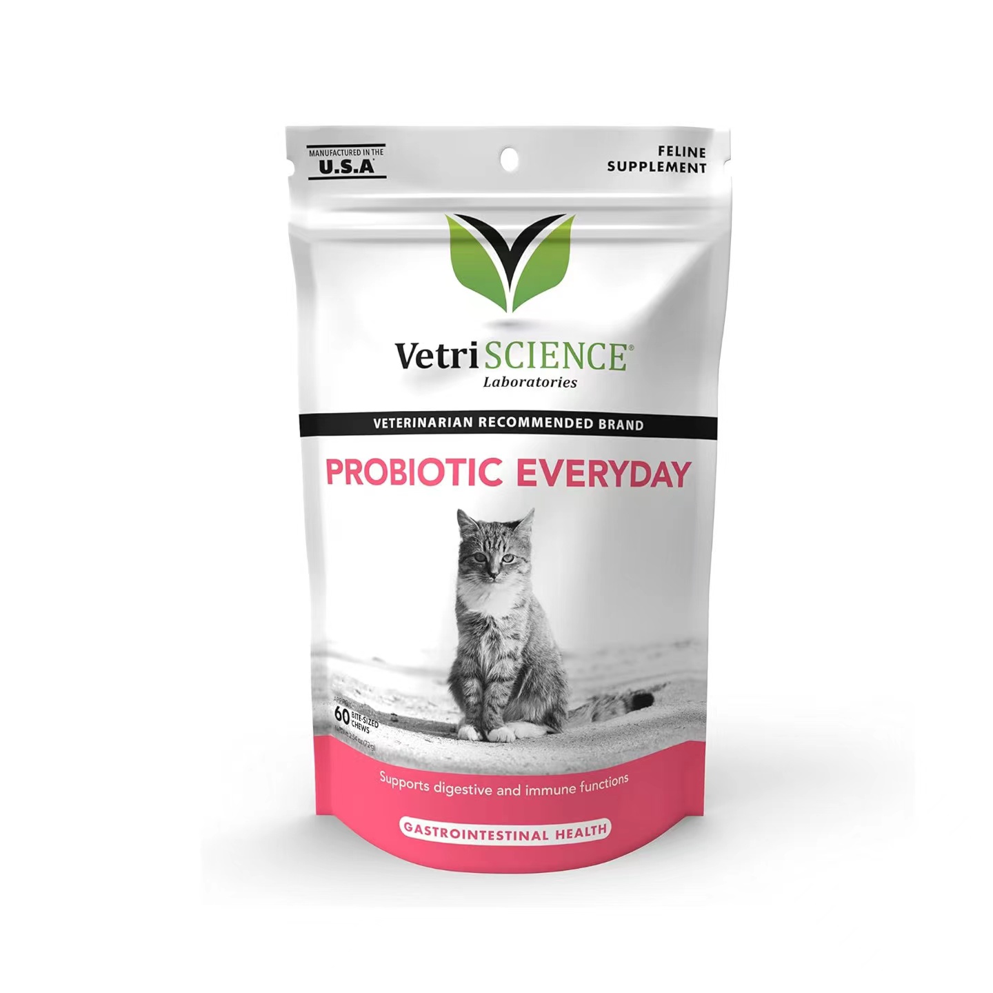 美国直邮VetriScience Probiotic Everyday for Cats猫每日益生菌