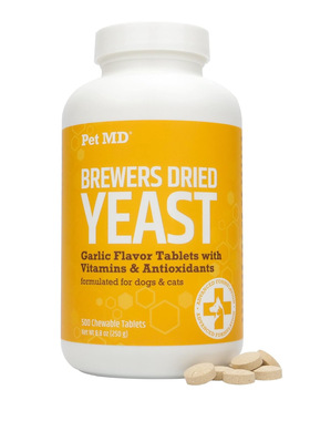 美国直邮 Pet MD Garlic & Brewers Yeast 猫狗用酵母片 500片