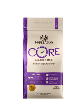 美国直邮Wellness CORE Kitten Formula cat 无谷物小猫干猫粮2磅