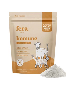 美国直邮Fera Pets Immune Goat Milk Cat&Dog猫狗用免疫支持补剂