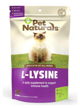 美国直邮 Pet Naturals Lysine for Cats 天然赖氨酸猫用鸡肉风味