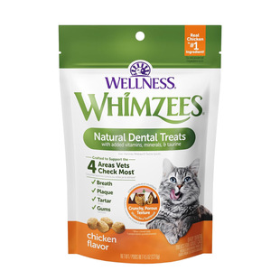 美国直邮 Whimzees Wellness Natural Cat天然猫牙齿清洁保护咀嚼