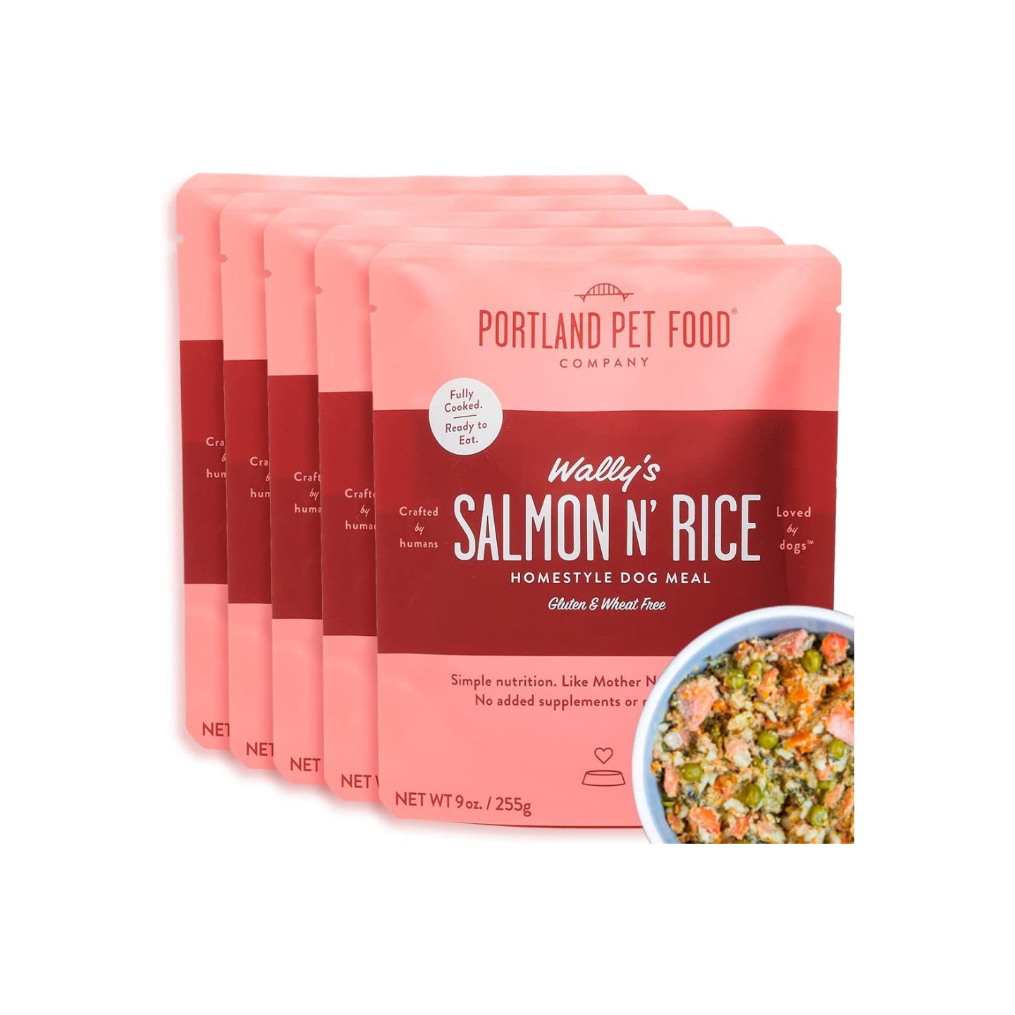 美国直邮Portland Pet  Company Wally's Salmon新鲜营养狗粮套装