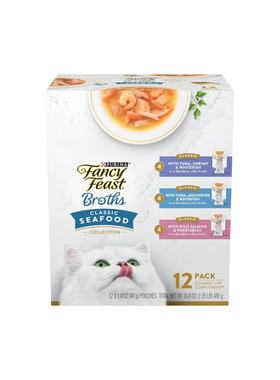 美国直邮Purina Fancy Feast Lickable Wet Cat Food可舔食湿猫粮