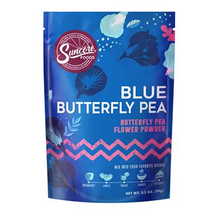 美国直邮Suncore Foods Blue Butterfly Pea Powder 蓝蝴蝶豌豆粉