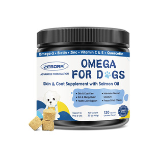 美国直邮 ZEBORA Omega 3 Dogs with Salmon Oil 狗Omega 3鱼油